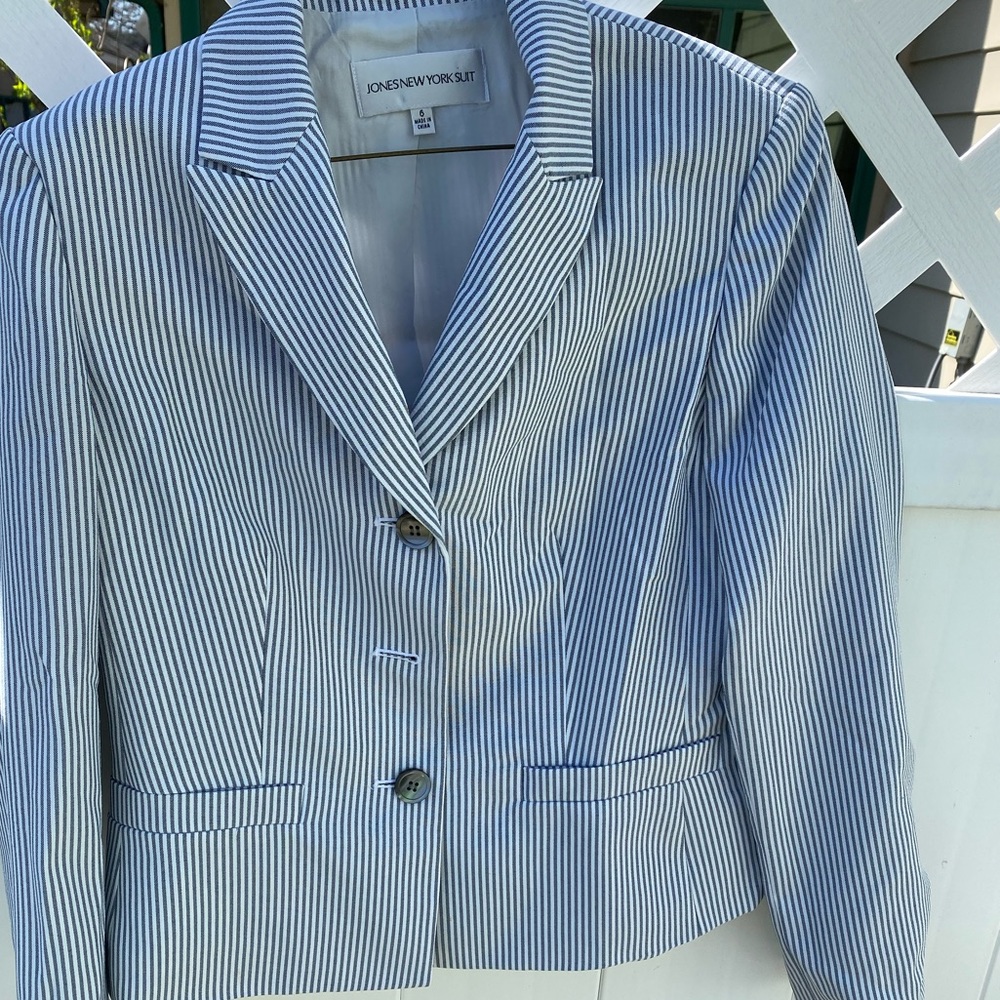 Women’s business blazer with matching skirt